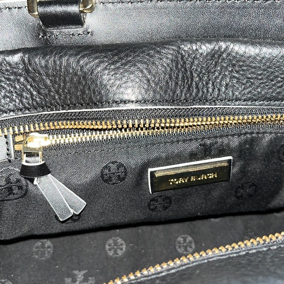 Tory Burch black laser cut purse- used once - Picture 6 of 6